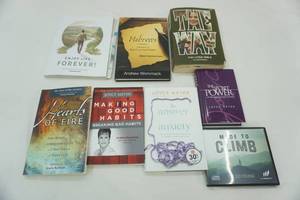 lot 127 image: Book Lot Self-Help-Joyce Meyer & Christian Books