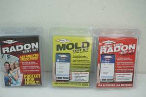lot 129 image: Mold Test Kit, Radon (Short & Long-Term) Test Kits