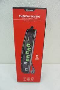 lot 135 image: CyberPower Energy-Saving Surge Protector (NEW)-power strip