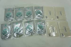 lot 140 image: NEW Glitter Paint Additive (8ct) & White Paint Brush Pads