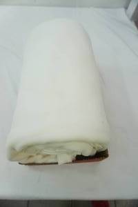 lot 163 image: Ivory Fleece Blanket 58 wide by about 8 long