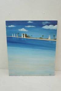 lot 203 image: Oil on Canvas by Synette Erdmann 24 wide by 28 tall