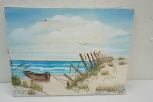 lot 204 image: Oil on Canvas by Winifred Erdmann 16 wide by 12 tall