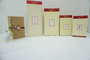 lot 224 image: Department 56 Figurines Christmas Krinkles by Patience Brewster (5ct)