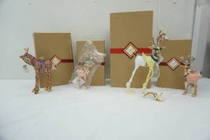 lot 226 image: Department 56 Figurines Christmas Krinkles by Patience Brewster (4ct)