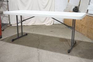 lot 340 image: Poly Folding Table