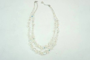 lot 279 image: Aurora Borealis Crystal Glass Necklace