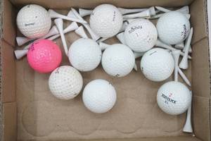 lot 325 image: Golf Balls and Tees