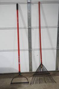 lot 376 image: Leaf Rake and Garden Rake
