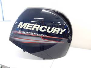 lot 33 image: Mercury 150 HP 4-Stroke Outboard Top Cowl Hood Cover