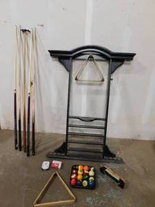 lot 34 image: Misc. Billiard Accessories