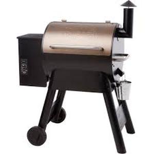 lot 5 image: Traeger Pro Series 22-Pellet Grill and Smoker in Bronze  Customer Returns see Pictures