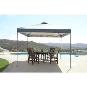 lot 15 image: Everbilt 10 ft. x 10 ft. Grey Instant Canopy Pop Up Tent    Customer Returns see Pictures