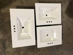 lot 54 image: Lot of Bathroom Sinks   Customer Returns see Pictures