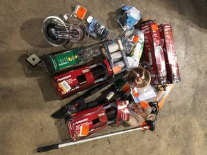 lot 40 image: Lot of Assorted Hand Tools and Hardware Various Models and Conditions     Customer Returns see Pictures
