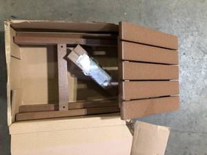 lot 47 image: Small Outdoor Patio Table   Customer Returns see Pictures