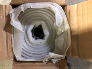 lot 57 image: HUSKY 20 ft. x 100 ft. Clear Plastic Sheeting   Customer Returns see Pictures