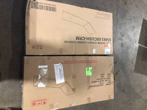 lot 60 image: Lot of Assorted Outdoor Patio Chaise Lounge Cushion Various Models and Conditions Customer Returns see Pictures