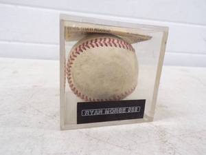 lot 14 image: Ryan Morse #32 SignedAutograph Baseball in Case
