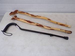 lot 38 image: 3 Walking Canes