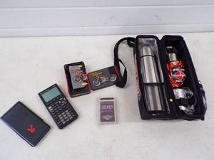 lot 46 image: Harley Davison Playing Cards, Roast N Roll and Calculator