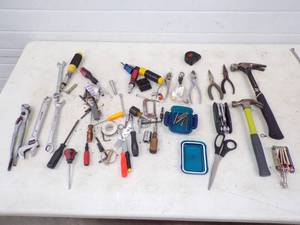 lot 101 image: Tool Lot with Hammers,  Pilers, Screwdrivers and more