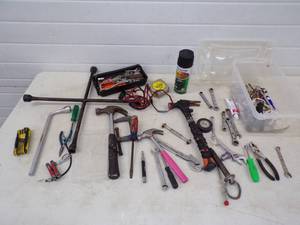 lot 103 image: Tool Lot with Hammers,  Pilers, Screwdrivers and more