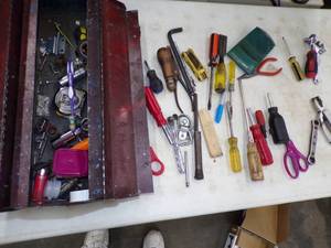 lot 106 image: Tool Box with Tools