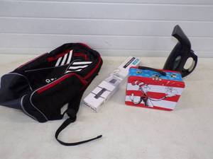 lot 117 image: Backpack, steamer, Tv mount and lunch box