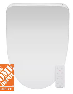 lot 12 image: Bio-Bidet Electric Bidet Seat For Elongated Toilet