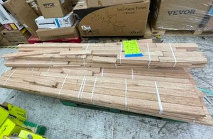 lot 3 image: Unfinished Hardwood Planks 34 x 2 (112 sqft.)