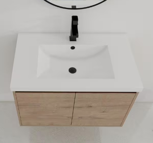 lot 10 image: 30 in. W X 18 in. D X 20.50 in. Floating 2 Door Bathroom Vanity (no topsink)