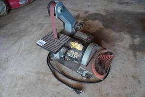 lot 446 image: Delta 1 Belt 5 Disc Sander
