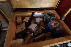 lot 218 image: Assorted Hardware - Sanding Discs, Die Grinder, Heat Shrink, Needle Scaler