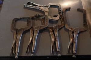 lot 67 image: Vise Grip Welding Clamps