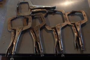 lot 68 image: Vise Grip Welding Clamps