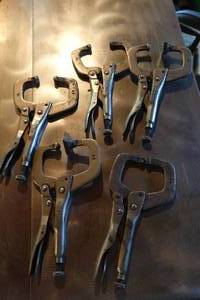lot 69 image: Vise Grip Welding Clamps