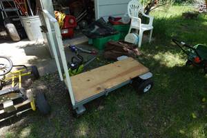 lot 137 image: Heavy Duty Platform Cart