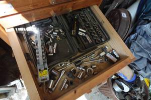 lot 148 image: Contents of Drawer - Sockets, Extensions