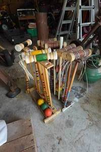 lot 127 image: 2 Croquet Sets