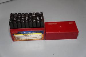 lot 45 image: 36-Piece Steel Stamping Set