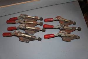 lot 64 image: Straight Line Action Clamps