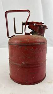 lot 249 image: Vintage Justrite Safety Can Made in USA