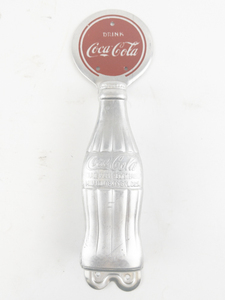 lot 18A image: Coca-Cola Bottle Aluminum Advertising Door Handle