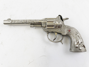 lot 204 image: Hubley Star Toy Cap Gun with Ornate Design