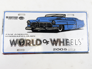 lot 231 image: 2005 World of Wheels 43rd Annual Minneapolis License Plate