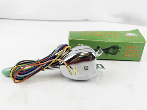 lot 233 image: Vintage Hand Operated Turn Signal Switch with Chrome Finish -Never Installed Before