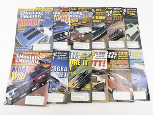lot 45 image: 2001 Mustang Monthly Magazines - Complete Set