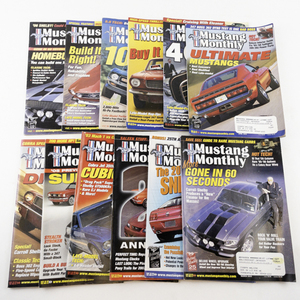 lot 58 image: 2003 Mustang Monthly Magazines - Complete Set