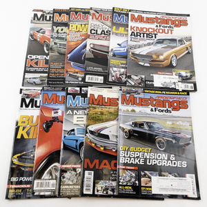 lot 76 image: 2012 Mustang & Fords Magazines. -Missing Sept.